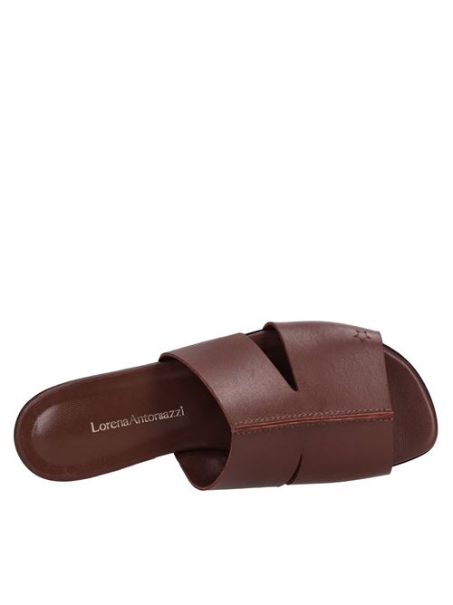 Mules in pelle LORENA ANTONIAZZI | E23217SC19C/9978MARRONE